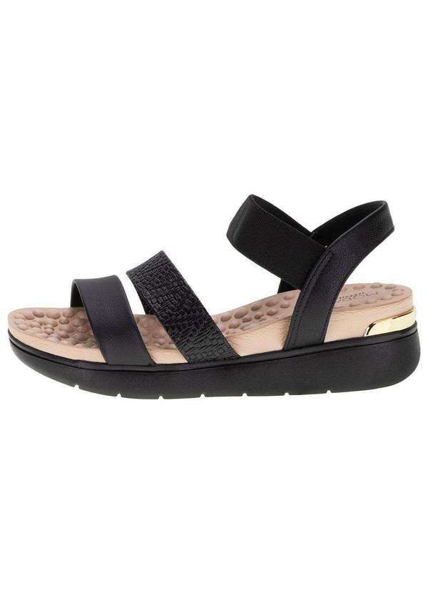 Modare - Sandália Feminina Salto Baixo Modare - 7151119 - Preto 2