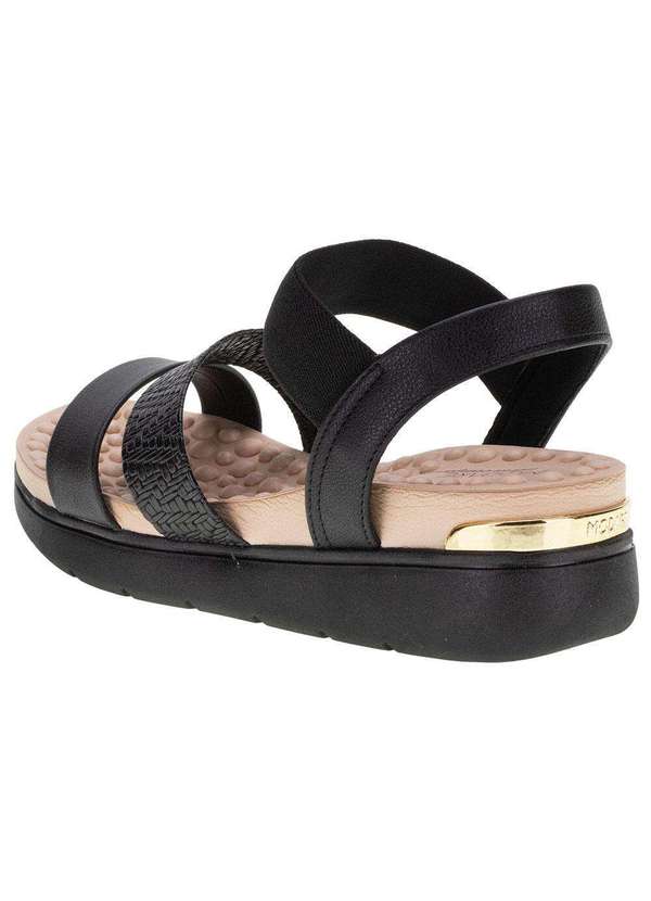 Modare - Sandália Feminina Salto Baixo Modare - 7151119 - Preto 3