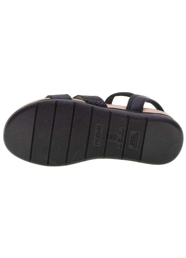 Modare - Sandália Feminina Salto Baixo Modare - 7151119 - Preto 4
