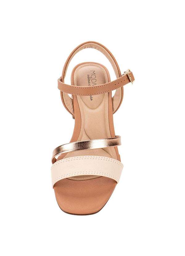 Modare - Sandália Feminina Salto Baixo Modare - 7172101 - Bronze 5