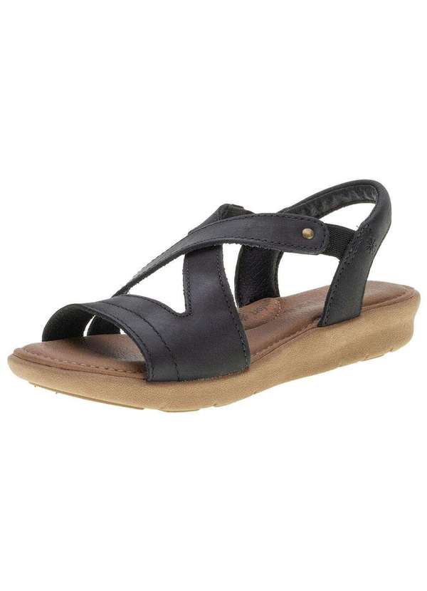 New Face - Sandália Feminina Salto Baixo New Face - 39511 - Preto