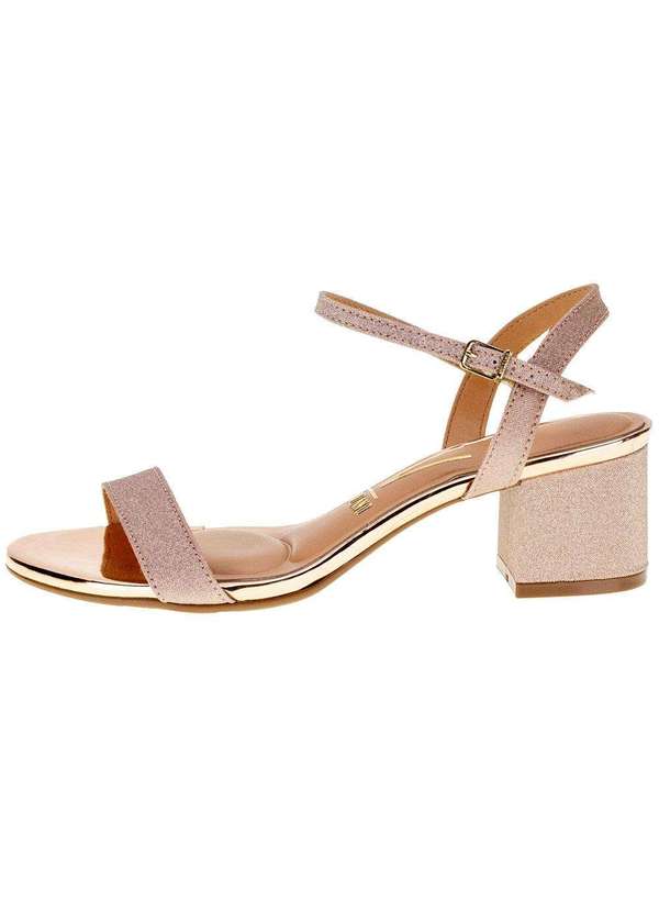 Vizzano - Sandália Feminina Salto Baixo Vizzano - 6291900 - Bronze 01 2