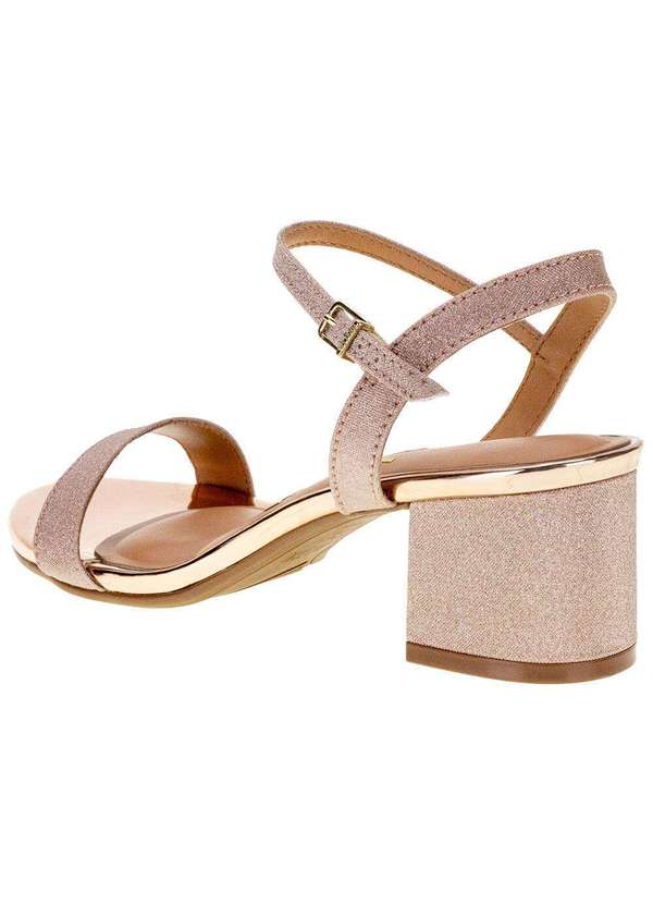 Vizzano - Sandália Feminina Salto Baixo Vizzano - 6291900 - Bronze 01 3