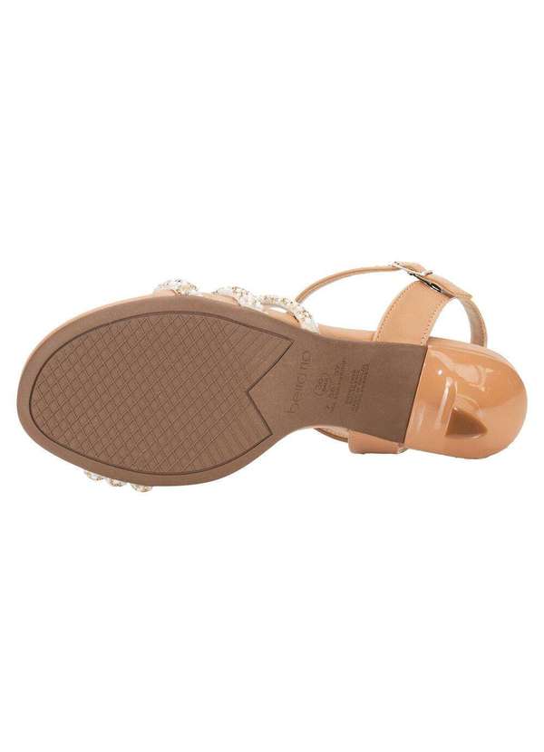 Beira Rio - Sandália Feminina Salto Fino Beira Rio 8545 - Salmão 5