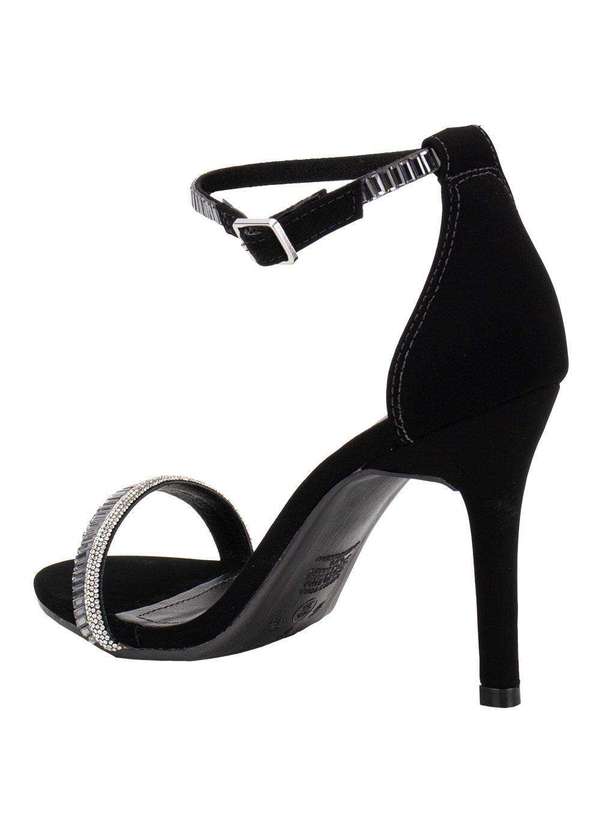 Via Marte - Sandália Feminina Salto Fino Via Marte 282001 Preto/Nobuck 3