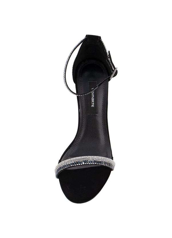 Via Marte - Sandália Feminina Salto Fino Via Marte 282001 Preto/Nobuck 5