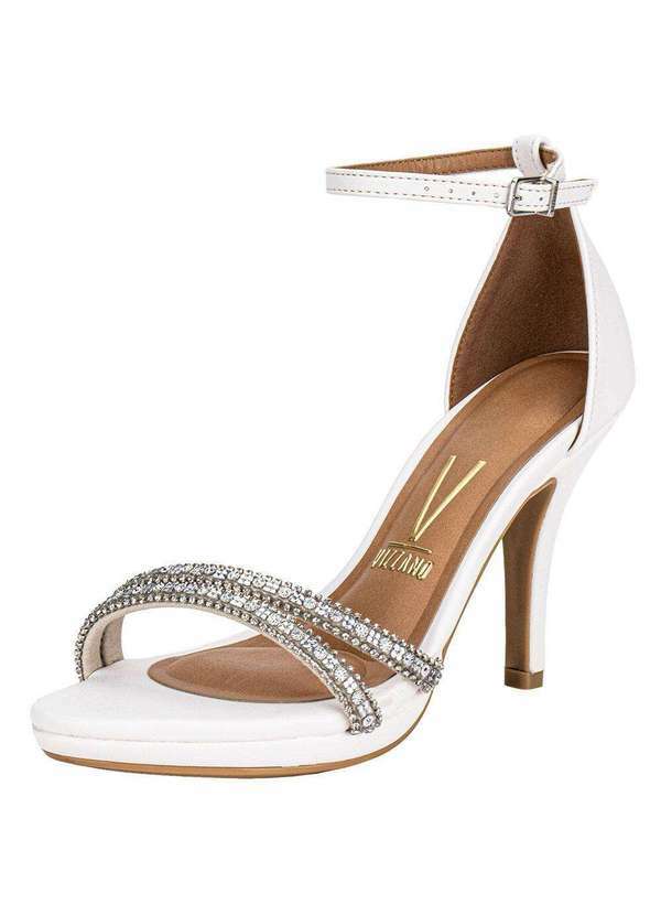 Vizzano - Sandália Feminina Salto Fino Vizzano 62101044 Branco