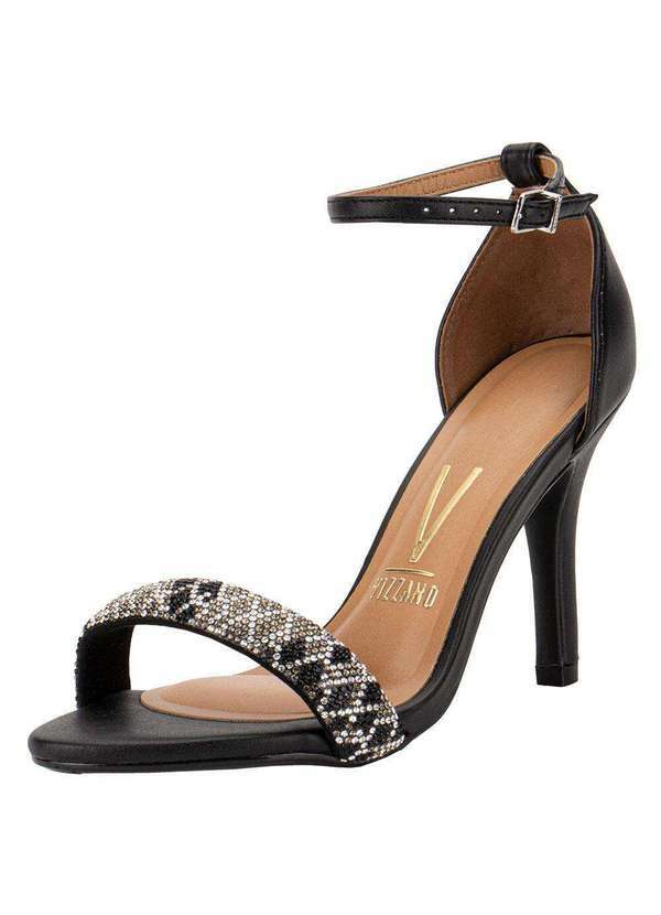 Vizzano - Sandália Feminina Salto Fino Vizzano 62491003 - Preto