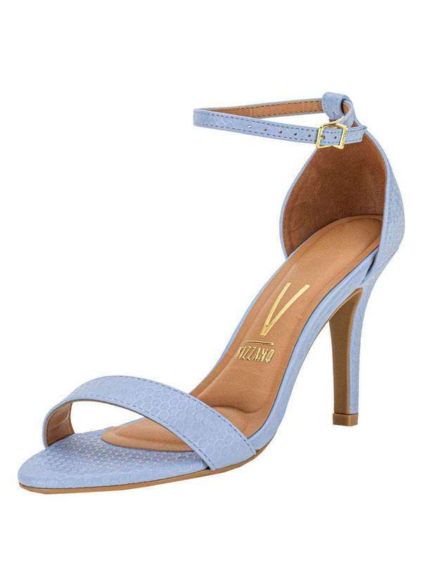 Vizzano - Sandália Feminina Salto Fino Vizzano 6249452 - Azul