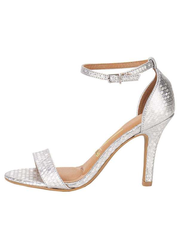 Vizzano - Sandália Feminina Salto Fino Vizzano 6249752 - Prata 2