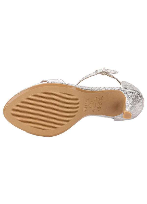 Vizzano - Sandália Feminina Salto Fino Vizzano 6249752 - Prata 4
