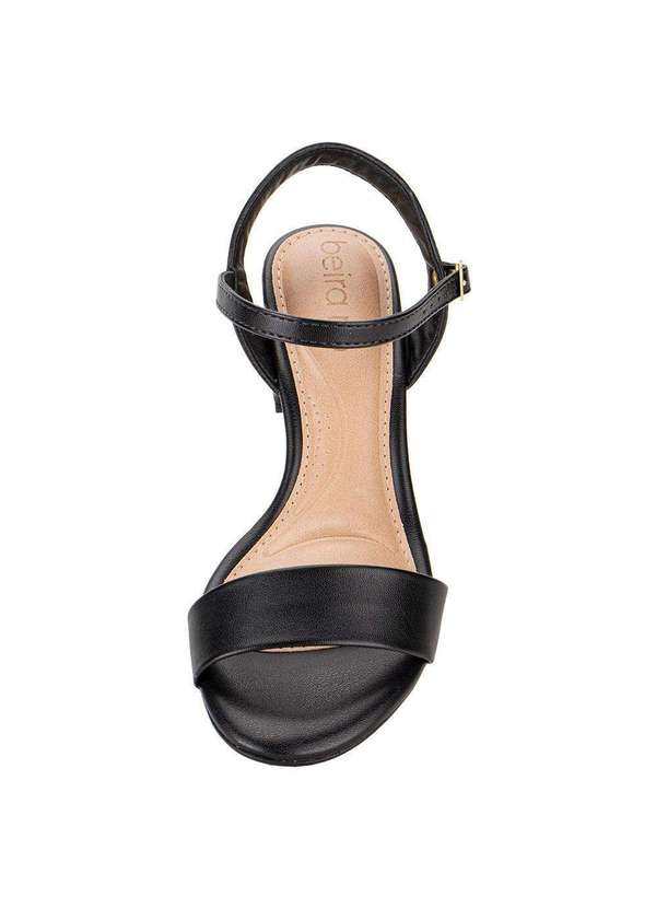 Beira Rio - Sandália Feminina Salto Grosso Beira Rio - 82461176 - Preto 5