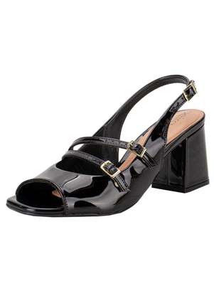 Sandália Feminina Salto Grosso Beira Rio 8436235 - BEIRA RIO