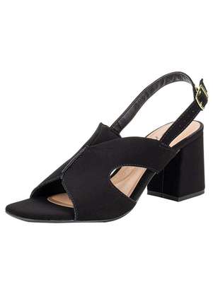 Sandália Feminina Salto Grosso Beira Rio 8436238 - BEIRA RIO