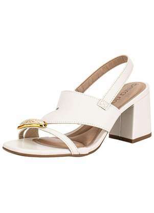 Sandália Feminina Salto Grosso Beira Rio 8436243 - BEIRA RIO