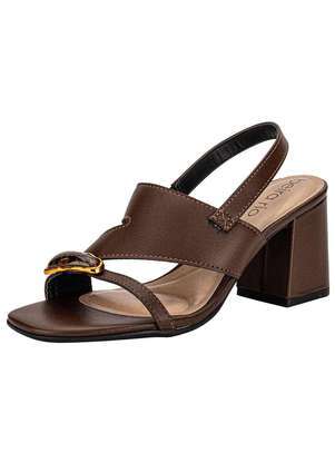 Sandália Feminina Salto Grosso Beira Rio 8436243 - BEIRA RIO