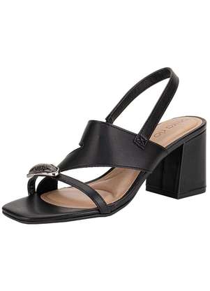 Sandália Feminina Salto Grosso Beira Rio 8436243 - BEIRA RIO