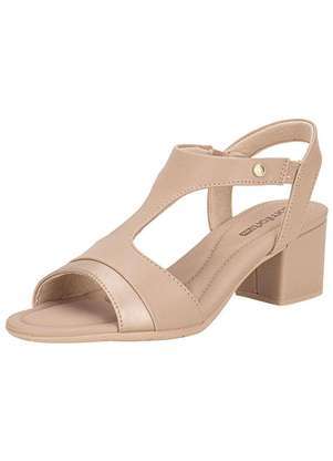 Sandália Feminina Salto Grosso Comfortflex 2557406 - COMFORTFLEX