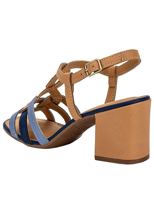 Dakota - Sandália Feminina Salto Grosso Dakota Db111 Caramelo 3