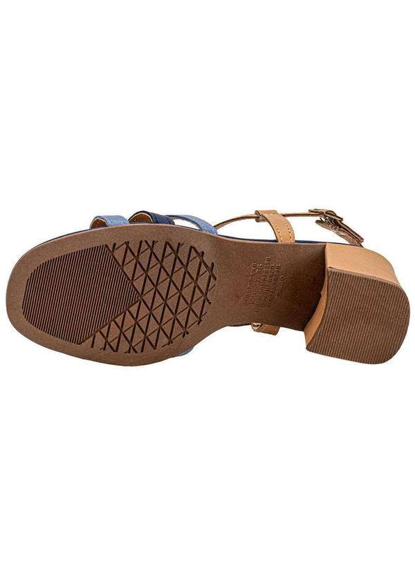 Dakota - Sandália Feminina Salto Grosso Dakota Db111 Caramelo 4