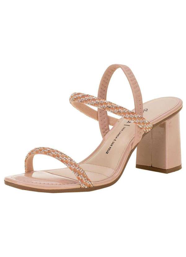 Dakota - Sandália Feminina Salto Grosso Dakota - Y6341 - Rosa 1