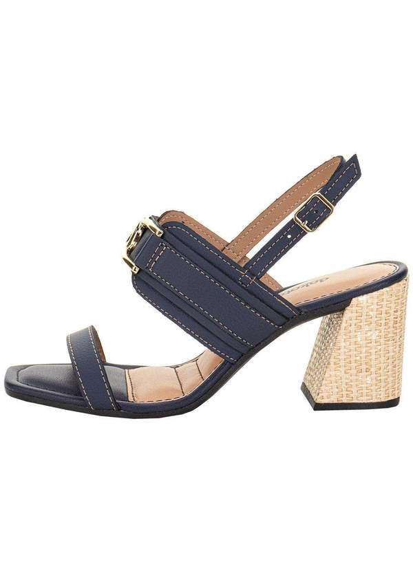Dakota - Sandália Feminina Salto Grosso Dakota Y8284 Marinho 2