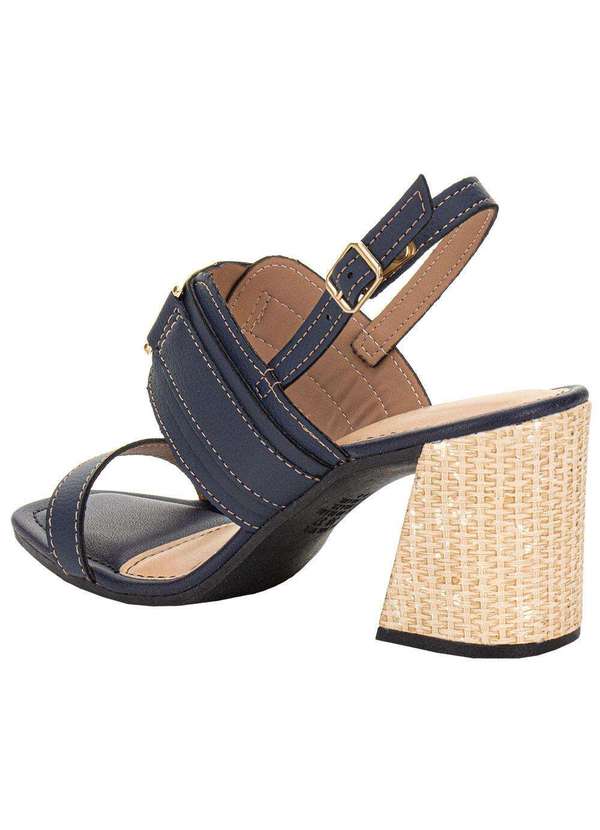 Dakota - Sandália Feminina Salto Grosso Dakota Y8284 Marinho 3