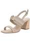 Dakota - Sandália Feminina Salto Grosso Dakota Y8284 Bege - variação: Bege
