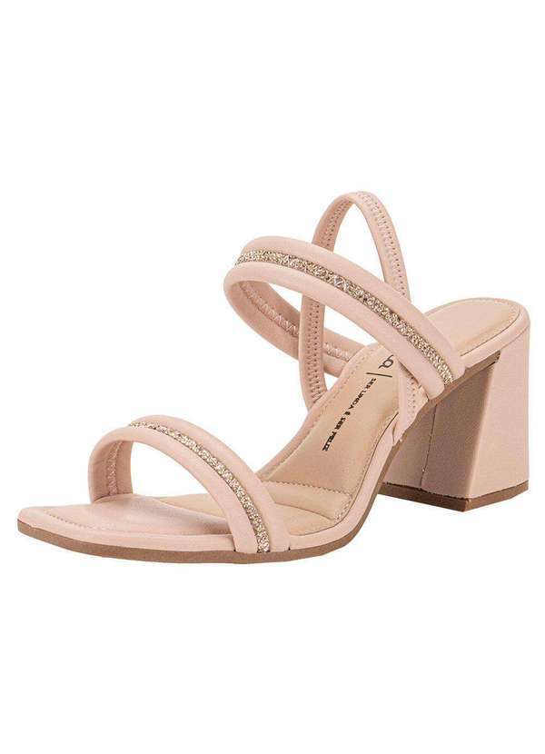 Dakota - Sandália Feminina Salto Grosso Dakota Y8391 - Rosa
