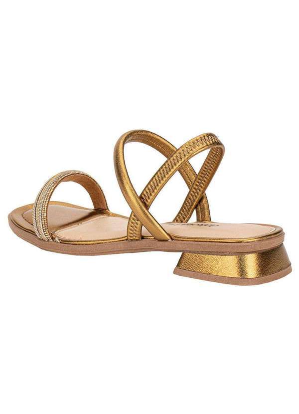 Dakota - Sandália Feminina Salto Grosso Dakota Y8872 - Bronze 3