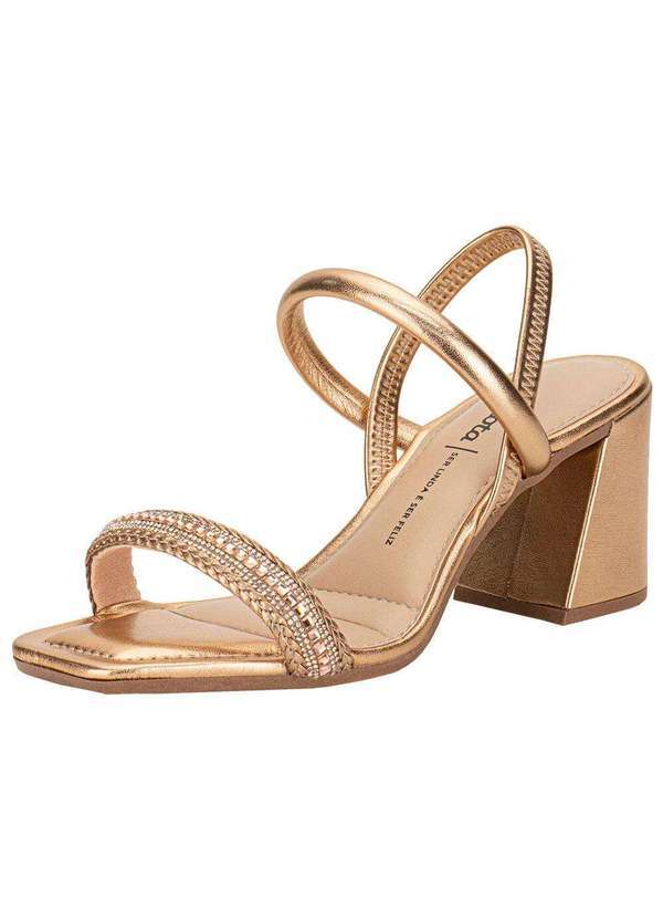 Dakota - Sandália Feminina Salto Grosso Dakota Y8911 - Bronze