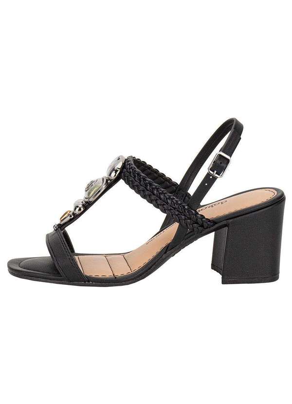 Dakota - Sandália Feminina Salto Grosso Dakota Y9301 - Preto 2