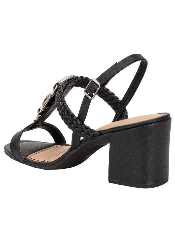 Dakota - Sandália Feminina Salto Grosso Dakota Y9301 - Preto 3