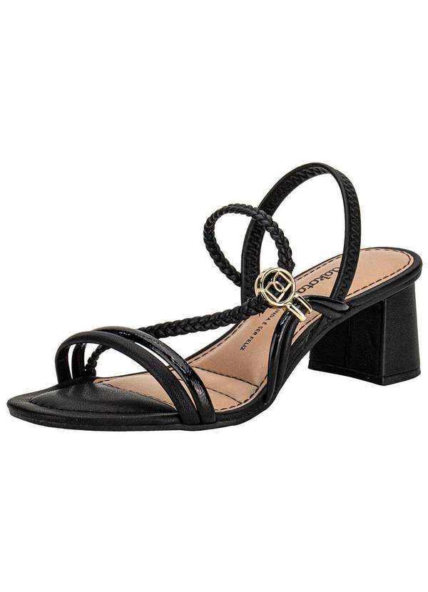 Dakota - Sandália Feminina Salto Grosso Dakota Y9371 Preto