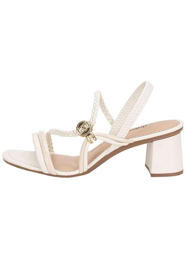 Dakota - Sandália Feminina Salto Grosso Dakota Y9371 Branco/Off 2
