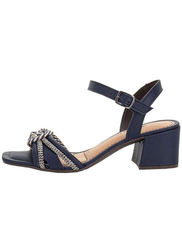 Dakota - Sandália Feminina Salto Grosso Dakota Y9583 Marinho 2