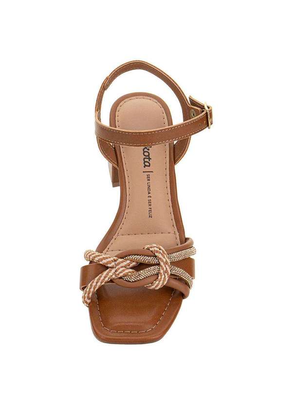 Dakota - Sandália Feminina Salto Grosso Dakota Y9583 Caramelo 5
