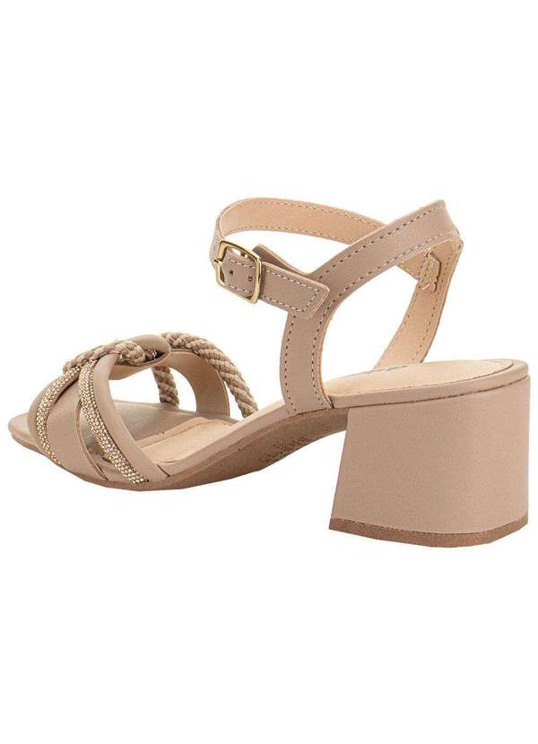 Dakota - Sandália Feminina Salto Grosso Dakota Y9583 Bege 3