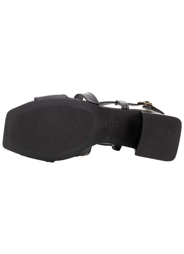 Dakota - Sandália Feminina Salto Grosso Dakota Y9753 Preto 4