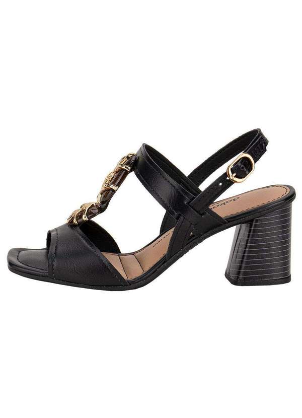 Dakota - Sandália Feminina Salto Grosso Dakota Y9762 - Preto 2