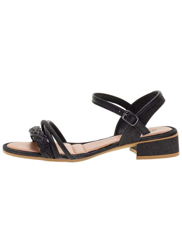 Mississipi - Sandália Feminina Salto Grosso Mississipi - M1382 - Preto 2