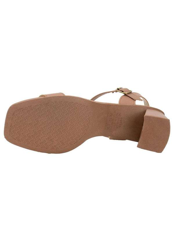 Mississipi - Sandália Feminina Salto Grosso Mississipi Mf231 - Salmão 4