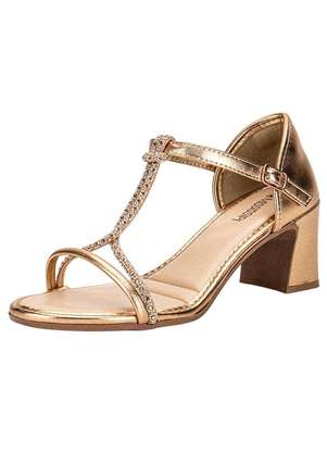 Sandália Feminina Salto Grosso Mississipi Mf753 - MISSISSIPI