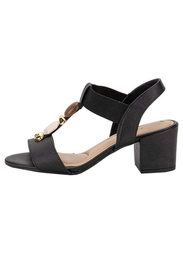 Modare - Sandália Feminina Salto Grosso Modare 7109465 - Preto 2