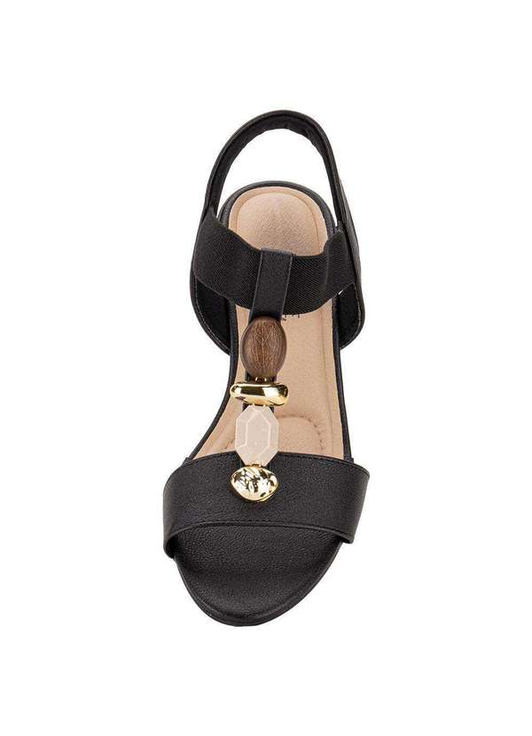 Modare - Sandália Feminina Salto Grosso Modare 7109465 - Preto 5