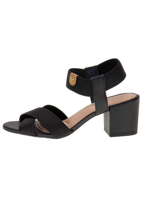 Modare - Sandália Feminina Salto Grosso Modare 7109468 - Preto 2
