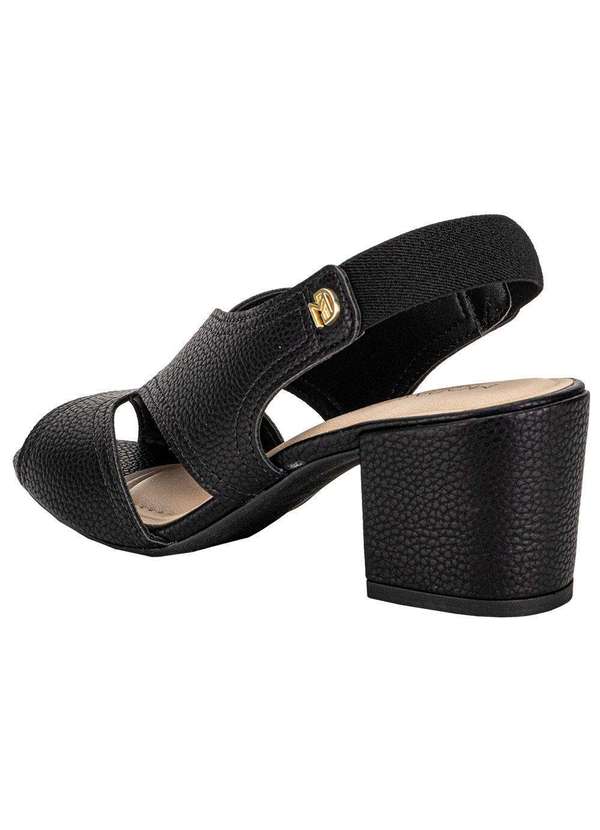 Modare - Sandália Feminina Salto Grosso Modare 7109481 Preto 3