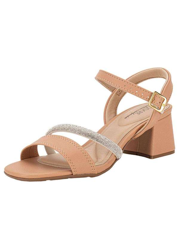 Sandália Feminina Salto Grosso Modare 7172123 - Salmão - Clovis