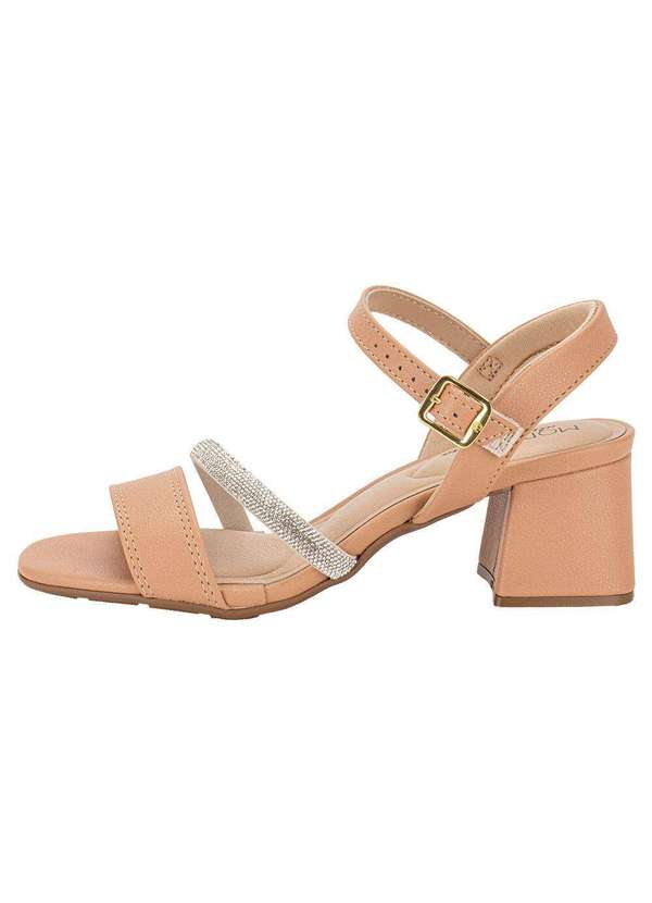 Modare - Sandália Feminina Salto Grosso Modare 7172123 - Salmão 2