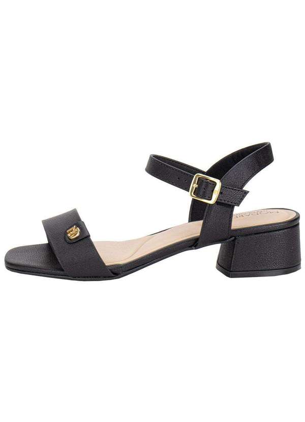 Modare - Sandália Feminina Salto Grosso Modare 7211101 Preto 2